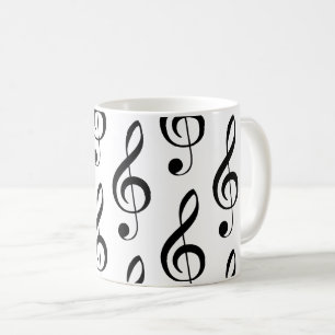 Treble Clef Musical Music Lover Singer Piano Mok