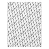 Treble Clef Musical Tablecloth Tafelkleed (Voorkant)