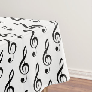 Treble Clef Musical Tablecloth Tafelkleed