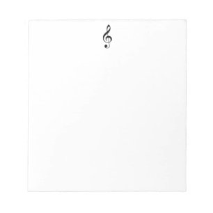 Treble Clef Notepad Notitieblok