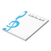 Treble Clef Notitieblok (Gedraaid)