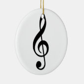 Treble Clef Ornament (Rechts)