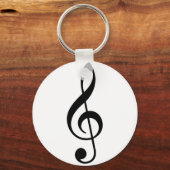 Treble Clef Sleutelhanger (Voorkant)