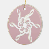 Treble Clef Snowflake Ornement musical (Gauche)