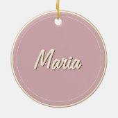 Treble Clef Snowflake Ornement musical (Dos)