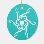 Treble Clef Snowflake Ornement musical (Gauche)