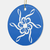 Treble Clef Snowflake Ornement musical (Gauche)