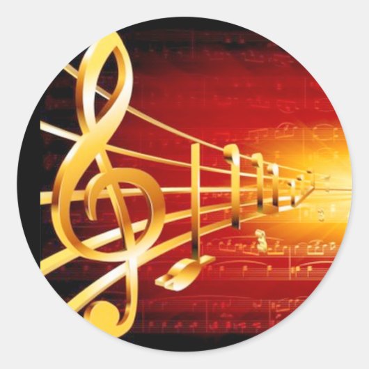 Treble Clef Stickers (Voorkant)