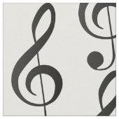 Treble Clef Stof (Close Up)