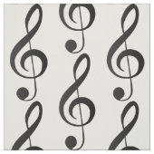 Treble Clef Stof (Swatch)