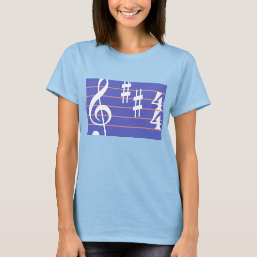 Treble Clef T-shirt (Voorkant)