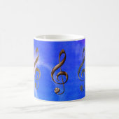 Tréble Cleff Musique-Lover Mugs (Centre)