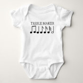 Treble Maker Funny Music Romper (Voorkant)