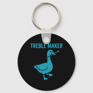 Treble Maker Grappige Gans Muziekleraar Nd _1 Sleutelhanger