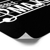 Treble Maker Pun Funny Marching Band Music Lover E Poster (Hoek)