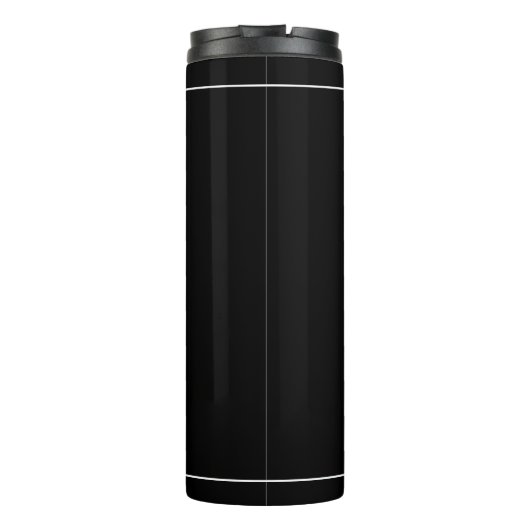 Treblemaker Funny Music Pun Classy Black G-Clef Thermosbeker (Achterkant)