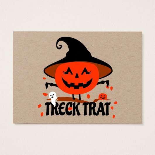 Treck Trat Citrouille Sourire (Dos)