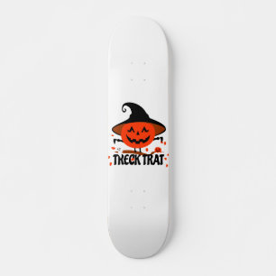 Treck Trat Pompoen Glimlachend Skateboard