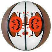 Treck Trat pompoen lachend Basketbal (Verticaal)