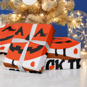 Treck Trat pompoen lachend Cadeaupapier
