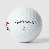 Treck Trat pompoen lachend Golfballen (Logo)
