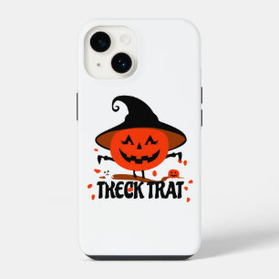 Treck Trat pompoen lachend iPhone 14 Hoesje
