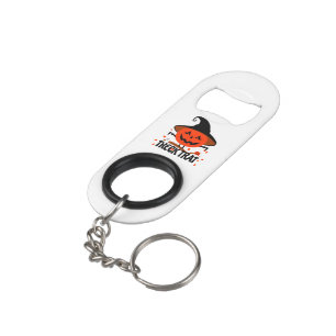 Treck Trat pompoen lachend Mini Flessenopener