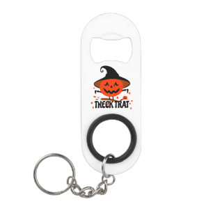 Treck Trat pompoen lachend Mini Flessenopener