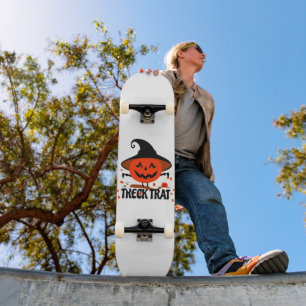 Treck Trat pompoen lachend Skateboard