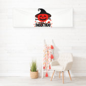 Treck Trat pompoen lachend Spandoek (Insitu)