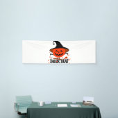 Treck Trat pompoen lachend Spandoek (Beurs)