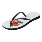 Treck Trat pompoen lachend Teenslippers (Schuin)