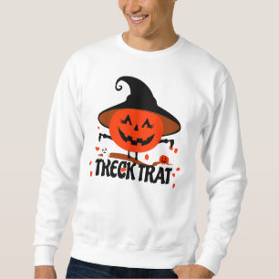 Treck Trat Pompoen Lachend Trui
