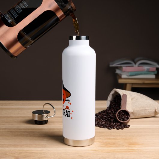 Treck Trat pompoen lachend Waterfles (Koffie)