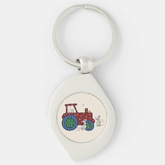 Trecker nähen sleutelhanger (Voorkant)