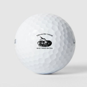 trede op degenen die je treiteren golfballen