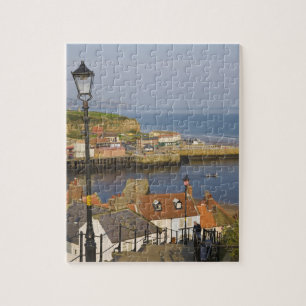 Treden naar de haven, Whitby, Noord Legpuzzel