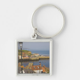 Treden naar de haven, Whitby, Noord Sleutelhanger