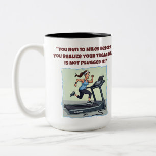 Tredmill is niet aangesloten op Funny Coffee Mok