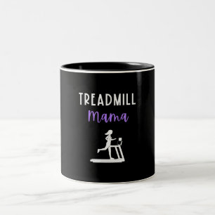 Tredmolen Mama Runner Moeder Running Workout Home Tweekleurige Koffiemok