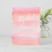 TREDNY WATERCOLOR BRIDAL DOUCHE invitation (Debout devant)