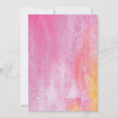 TREDNY WATERCOLOR BRIDAL DOUCHE invitation (Dos)