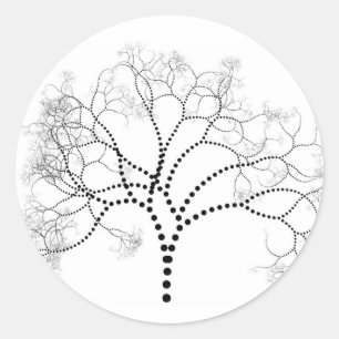 TREE3 RONDE STICKER