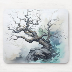 Tree Abstract Blue Muismat
