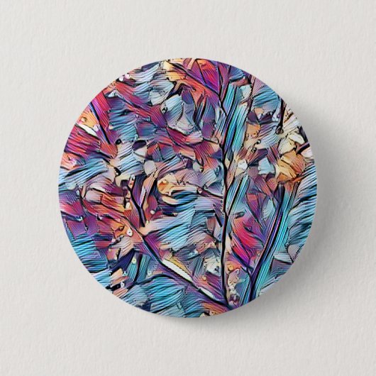 TREE ABSTRACT RONDE BUTTON 5,7 CM (Voorkant)