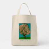 Tree Art Canvas tas (Achterkant)