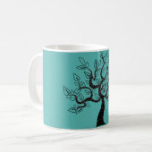Tree Art Coffee Mok Kies kleur (Voorkant links)