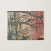 Tree Blossom Plum Garden Japans Woodblock Legpuzzel (Horizontaal)