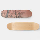Tree Blossom Plum Garden Japans Woodblock Skateboard (Horizontaal)
