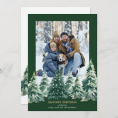 Tree Boerderij Photo Holiday Kaart (Voorkant / Achterkant)